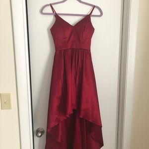 High low formal gown